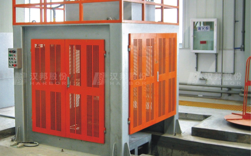Inverted wire drawing machine