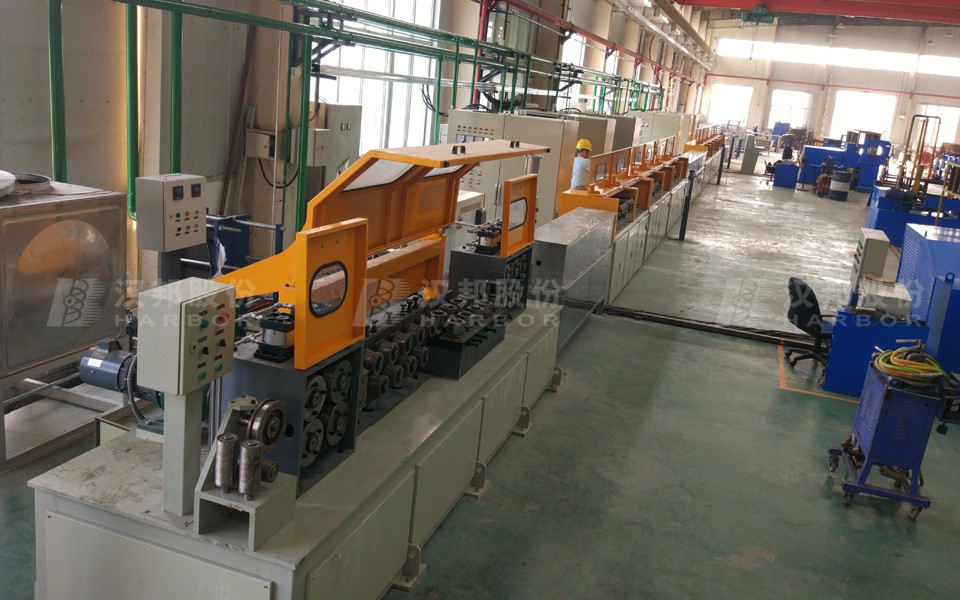 PC prestressed steel bar production line