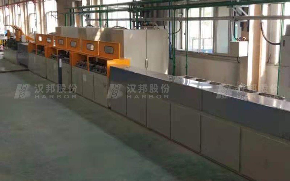 PC prestressed steel bar production line