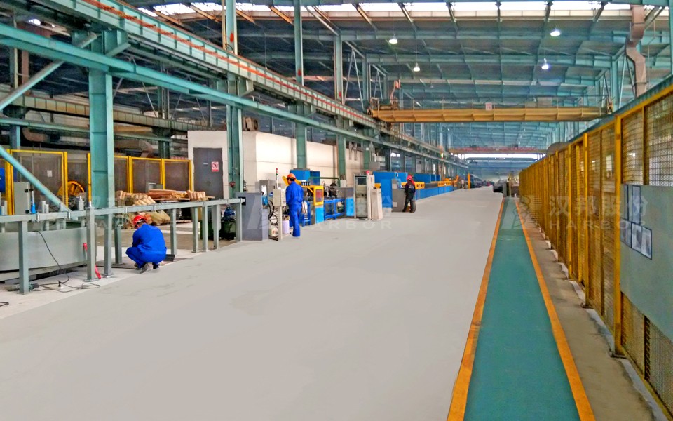 Flux cored wire production line