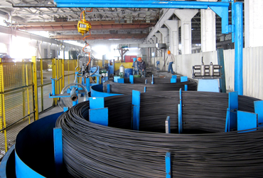 PC steel wire production unit